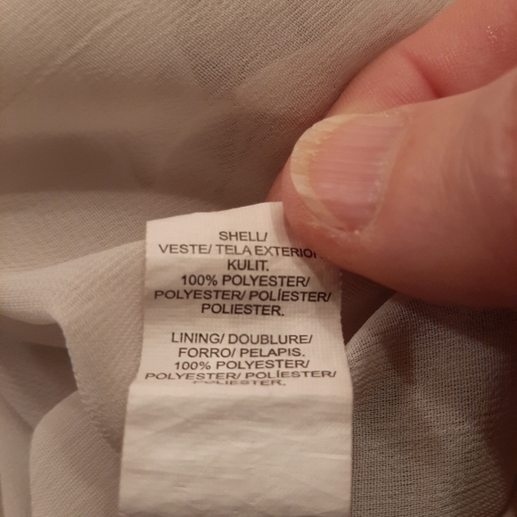 Lucky Brand Boho Sheer Neck Bell Sleeve Floral Top Size Small - Picture 3 of 13